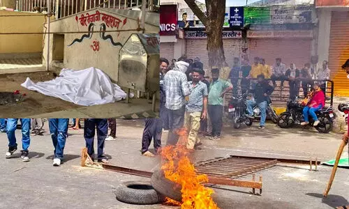 തേതാജി പ്രതിമ തകര്ത്തതിനെ തുടര്ന്ന് ജയ്പൂരില് അക്രമം അഴിച്ചുവിട്ട് ഹിന്ദുത്വര്; പ്രതി പിടിയില് തേതാജി പ്രതിമ തകര്ത്തതിനെ തുടര്ന്ന് ജയ്പൂരില് അക്രമം അഴിച്ചുവിട്ട് ഹിന്ദുത്വര്; പ്രതി പിടിയില്