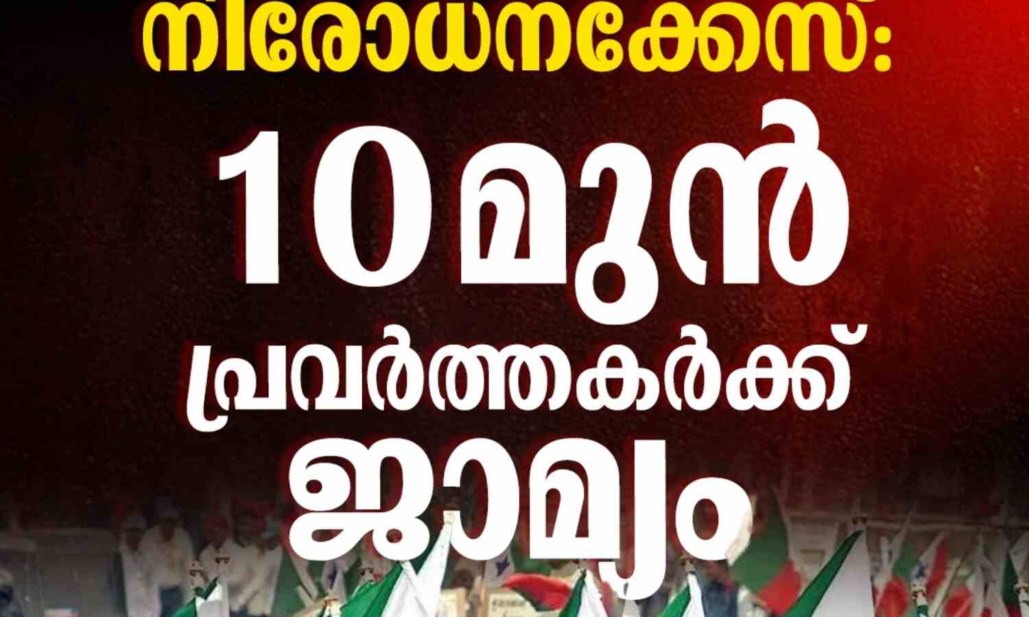 പോപുലർ ഫ്രണ്ടിനെ നിരോധിച്ച കേസ്; 10 പേർക്ക് ജാമ്യം പോപുലർ ഫ്രണ്ടിനെ നിരോധിച്ച കേസ്; 10 പേർക്ക് ജാമ്യം