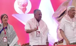 ഫലസ്തീന്‍ ജനതയ്ക്ക് ഐക്യദാര്‍ഢ്യം; സിപിഎം പാര്‍ട്ടി കോണ്‍ഗ്രസില്‍ കഫിയയണിഞ്ഞ് നേതാക്കള്‍