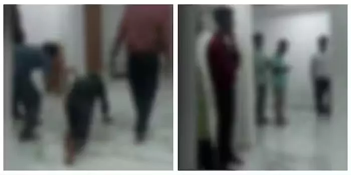കഴുത്തില് ബെല്റ്റിട്ട് നായ്ക്കളെ പോലെ മുട്ടില് നടത്തി; കൊച്ചിയില് തൊഴില് പീഡനം കഴുത്തില് ബെല്റ്റിട്ട് നായ്ക്കളെ പോലെ മുട്ടില് നടത്തി; കൊച്ചിയില് തൊഴില് പീഡനം