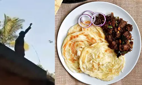 പൊറോട്ടയും ബീഫും ആവശ്യപ്പെട്ട് ആത്മഹത്യാ ഭീഷണി മുഴക്കി യുവാവ്; പോലിസ് വാങ്ങി നല്കി പൊറോട്ടയും ബീഫും ആവശ്യപ്പെട്ട് ആത്മഹത്യാ ഭീഷണി മുഴക്കി യുവാവ്; പോലിസ് വാങ്ങി നല്കി