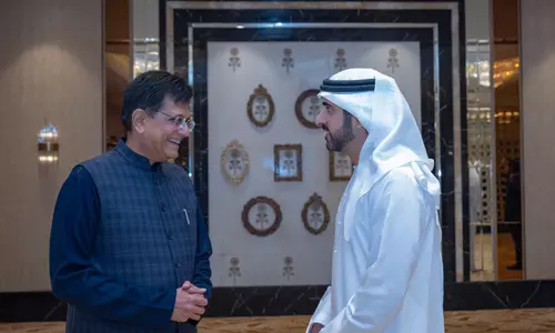 യുഎഇയില്‍ ഐഐഎം സ്ഥാപിക്കാന്‍ ശൈഖ് ഹംദാന്‍-പിയൂഷ് ഗോയല്‍ കൂടിക്കാഴ്ചയില്‍ ധാരണ