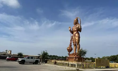 ടെക്സസിലെ ഹനുമാന് പ്രതിമക്കെതിരെ കാംപയിനുമായി ട്രംപ് അനുകൂലികള് ടെക്സസിലെ ഹനുമാന് പ്രതിമക്കെതിരെ കാംപയിനുമായി ട്രംപ് അനുകൂലികള്