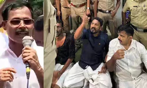 കാലു കുത്തിയാല് തല ആകാശത്ത് കാണേണ്ടി വരും; രാഹുല് മാങ്കൂട്ടത്തിലിനെതിരേയുള്ള ബിജെപി നേതാക്കളുടെ കൊലവിളി പ്രസംഗത്തില് കേസെടുത്ത് പോലിസ് കാലു കുത്തിയാല് തല ആകാശത്ത് കാണേണ്ടി വരും; രാഹുല് മാങ്കൂട്ടത്തിലിനെതിരേയുള്ള ബിജെപി നേതാക്കളുടെ കൊലവിളി പ്രസംഗത്തില് കേസെടുത്ത് പോലിസ്