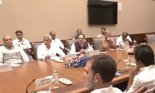 പഹല്ഗാം ആക്രമണം; ഇന്ന് സര്വകക്ഷിയോഗം പഹല്ഗാം ആക്രമണം; ഇന്ന് സര്വകക്ഷിയോഗം