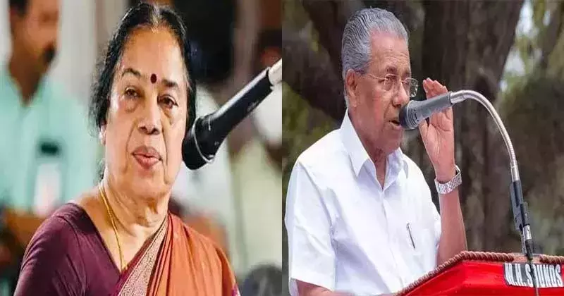 പി കെ ശ്രീമതിയെ സി പി എം സെക്രട്ടറിയേറ്റ് യോഗത്തില് വിലക്കി പിണറായി വിജയന്; ആരോപണം നിഷേധിച്ച് പി കെ ശ്രീമതി പി കെ ശ്രീമതിയെ സി പി എം സെക്രട്ടറിയേറ്റ് യോഗത്തില് വിലക്കി പിണറായി വിജയന്; ആരോപണം നിഷേധിച്ച് പി കെ ശ്രീമതി