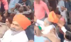 കര്‍ഷക നേതാവ് രാകേഷ് ടിക്കായത്തിനെ ആക്രമിച്ച് ഹിന്ദുത്വര്‍
