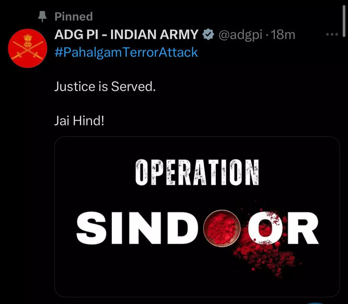 ഓപറേഷൻ സിന്ദൂർ; പാകിസ്താനിൽ ഇന്ത്യൻ ആക്രമണം; ഒമ്പതിടങ്ങളിലെന്ന് റിപോർട്ട്