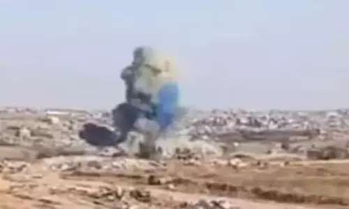 ആ പൊട്ടിയത് ആണ്‍കുട്ടി; ബോംബിങ്ങില്‍ കെട്ടിടം തകരുമ്പോള്‍ പൊട്ടിച്ചിരിച്ച് ഇസ്രായേല്‍ സൈനികര്‍, വ്യാപക വിമര്‍ശനം(വിഡിയോ)