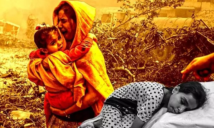 ഗസയില് ഓരോ മണിക്കൂറിലും ഇസ്രായേല് ഒരു ഫലസ്തീനി വനിതയെ കൊല്ലുന്നു; റിപോര്ട്ട് ഗസയില് ഓരോ മണിക്കൂറിലും ഇസ്രായേല് ഒരു ഫലസ്തീനി വനിതയെ കൊല്ലുന്നു; റിപോര്ട്ട്