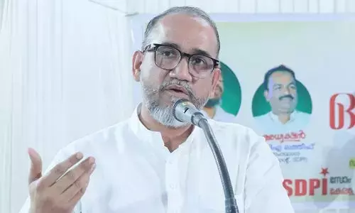 ആര്എസ്എസ്സിന്റെ വര്ഗീയതയുടെ പാരമ്പര്യം സേവനമെന്ന പേരില് വ്യാജമായി അവതരിപ്പിക്കാനാവില്ല: എസ്ഡിപിഐ ആര്എസ്എസ്സിന്റെ വര്ഗീയതയുടെ പാരമ്പര്യം സേവനമെന്ന പേരില് വ്യാജമായി അവതരിപ്പിക്കാനാവില്ല: എസ്ഡിപിഐ