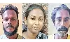 പ്രണയം നടിച്ച് വിളിച്ചുവരുത്തി യുവാവിന്റെ മാലയും ഫോണും കവര്‍ന്ന മൂന്നു പേര്‍ അറസ്റ്റില്‍