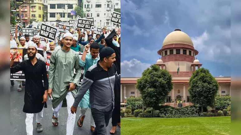 വഖ്ഫ് ഭേദഗതി നിയമം ഭരണഘടനാ വിരുദ്ധമെന്ന് കപില് സിബല്; നിലവിലെ സാഹചര്യത്തില് ഇടപെടാന് കഴിയില്ലെന്ന് സുപ്രിംകോടതി വഖ്ഫ് ഭേദഗതി നിയമം ഭരണഘടനാ വിരുദ്ധമെന്ന് കപില് സിബല്; നിലവിലെ സാഹചര്യത്തില് ഇടപെടാന് കഴിയില്ലെന്ന് സുപ്രിംകോടതി