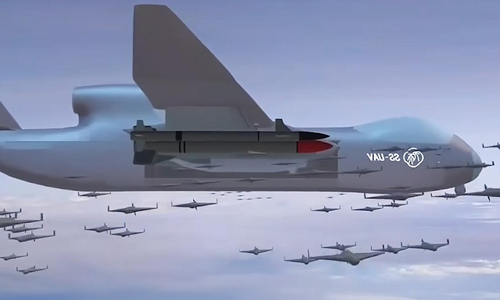 കൂട്ട ആക്രമണശേഷിയുള്ള ഡ്രോണ് മദര്ഷിപ്പ് പുറത്തിറക്കി ചൈന കൂട്ട ആക്രമണശേഷിയുള്ള ഡ്രോണ് മദര്ഷിപ്പ് പുറത്തിറക്കി ചൈന