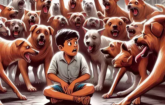 പാലക്കാട് ഉമ്മറത്ത് കളിച്ചുകൊണ്ടിരിക്കെ നാലു വയസ്സുകാരനെ തെരുവുനായ ആക്രമിച്ചു