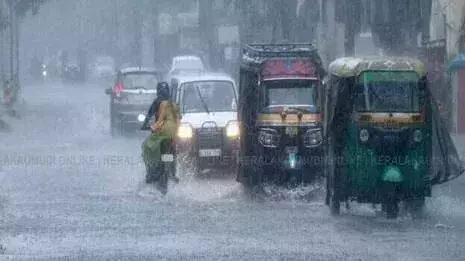 അടുത്ത അഞ്ച് ദിവസം സംസ്ഥാനത്ത് വ്യാപക മഴയ്ക്ക് സാധ്യത