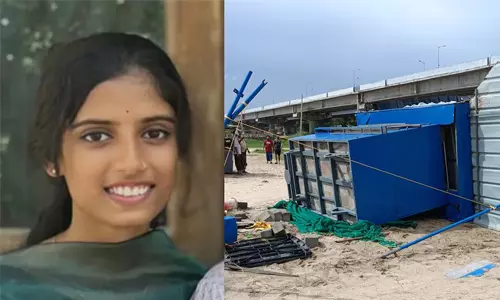 ശക്തമായ കാറ്റിൽ കടയുടെ മേൽക്കൂര തകർന്നു വീണ് 18കാരി മരിച്ചു