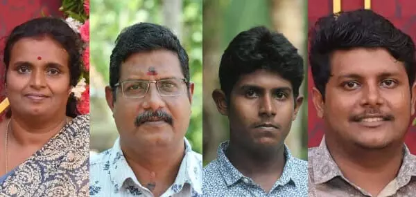 തിരുവനന്തപുരം വക്കത്ത് ഒരു കുടുംബത്തിലെ നാലു പേര്‍ മരിച്ച നിലയില്‍