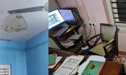 സീലിങില് നിന്ന് കോണ്ക്രീറ്റ് അടര്ന്നുവീണ് സൂപ്രണ്ടിന് പരിക്ക് സീലിങില് നിന്ന് കോണ്ക്രീറ്റ് അടര്ന്നുവീണ് സൂപ്രണ്ടിന് പരിക്ക്