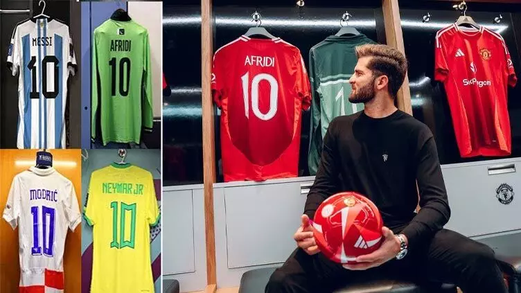 ജെഴ്‌സി നമ്പര്‍ 10ന് ആദരം; മെസിക്കും നെയ്മറിനും മൊഡ്രിച്ചിനും ഒപ്പം ഷെഹീന്‍ അഫ്രീഡിയും