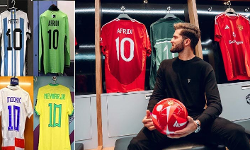 ജെഴ്‌സി നമ്പര്‍ 10ന് ആദരം; മെസിക്കും നെയ്മറിനും മൊഡ്രിച്ചിനും ഒപ്പം ഷെഹീന്‍ അഫ്രീഡിയും