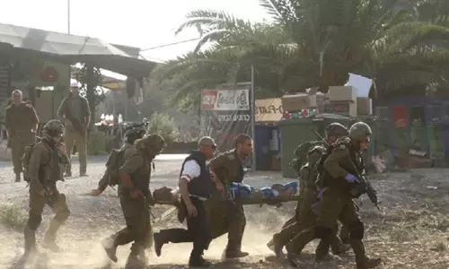 റഫയില്‍ ഇസ്രായേലി സൈന്യത്തെ ആക്രമിച്ച് അല്‍ ഖസ്സം ബ്രിഗേഡ് (വീഡിയോ)