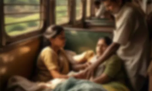 ഗര്‍ഭിണി ട്രെയ്‌നില്‍ പ്രസവിച്ചു