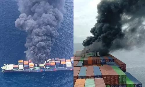 ചരക്കുകപ്പല്‍ അപകടം; കോഴിക്കോട് മുതല്‍ കൊച്ചി തീരം വരെ ജാഗ്രതാ നിര്‍ദേശം