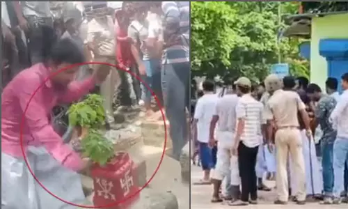 മുസ്‌ലിമിന്റെ കടയുടെ മുമ്പില്‍ തുളസിത്തറ സ്ഥാപിച്ച് ഹിന്ദുത്വര്‍; ബംഗാളിലെ മഹേസ്തലയില്‍ വന്‍ സംഘര്‍ഷം