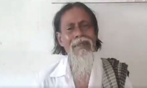 മുസ്‌ലിം വയോധികന്റെ താടി ഹിന്ദുത്വര്‍ മുറിച്ചു(video)