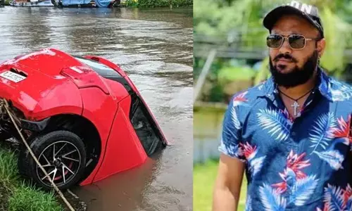 കാര് കനാലിലേക്ക് മറിഞ്ഞു; പിറന്നാള്ദിനത്തില് യുവാവ് മരിച്ചു കാര് കനാലിലേക്ക് മറിഞ്ഞു; പിറന്നാള്ദിനത്തില് യുവാവ് മരിച്ചു