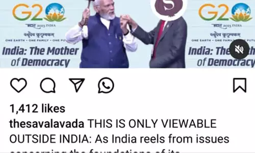 മോദിയെ കുറിച്ച് റീല്; ദി സവാള വടയുടെ ഇന്സ്റ്റഗ്രാം പേജ് തടഞ്ഞു മോദിയെ കുറിച്ച് റീല്; ദി സവാള വടയുടെ ഇന്സ്റ്റഗ്രാം പേജ് തടഞ്ഞു