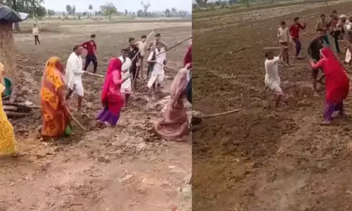 കൃഷി ചെയ്യുകയായിരുന്ന ദലിത് കുടുംബത്തിന് നേരെ ആക്രമണം; വിത്തും തട്ടിയെടുത്തു കൃഷി ചെയ്യുകയായിരുന്ന ദലിത് കുടുംബത്തിന് നേരെ ആക്രമണം; വിത്തും തട്ടിയെടുത്തു