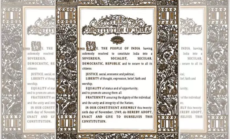 ഭരണഘടനയുടെ ആമുഖം പുനപരിശോധിക്കണമെന്ന ആവശ്യവുമായി കേന്ദ്ര മന്ത്രി ശിവരാജ് സിങ് ചൗഹാൻ