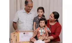 ഇന്ത്യ ബുക്ക് ഓഫ് റെക്കോര്‍ഡ്‌സില്‍ ഇടം നേടി രണ്ടര വയസുകാരി ദ്യുതി പാര്‍വ്വതി