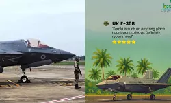 ഒരിക്കലും വിട്ടുപോകാന്‍ ആഗ്രഹിക്കാത്ത മനോഹര സ്ഥലം; ബ്രിട്ടന്റെ എഫ്-35 യുദ്ധവിമാനം വെച്ച് പരസ്യം ചെയ്ത് ടൂറിസം വകുപ്പ്