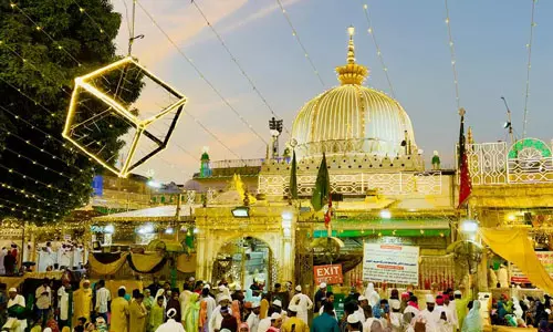 അജ്മീര്‍ ദര്‍ഗയുടെ മേല്‍ക്കൂരയുടെ ഭാഗം പൊളിഞ്ഞുവീണു