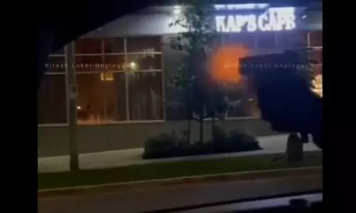 കൊമേഡിയന്‍ കപില്‍ ശര്‍മയുടെ കാനഡയിലെ ഹോട്ടലിന് നേരെ വെടിവയ്പ്(വീഡിയോ)