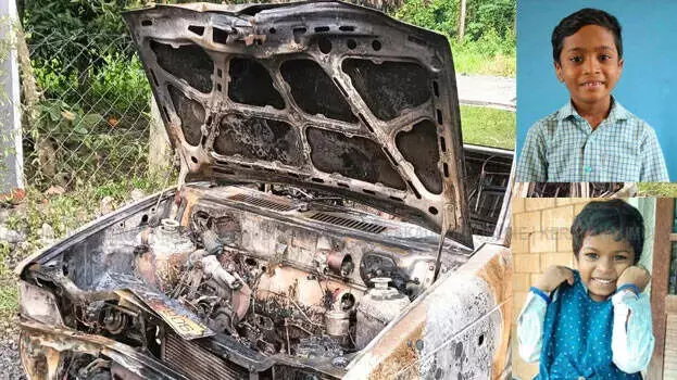 പാലക്കാട് കാര്‍ പൊട്ടിത്തെറിച്ചുണ്ടായ അപകടം; ചികില്‍സയിലായിരുന്ന കുട്ടികള്‍ മരിച്ചു