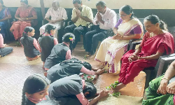 വിദ്യാര്‍ഥികളെക്കൊണ്ട് അധ്യാപകരുടെ കാല്‍ കഴുകിച്ച സംഭവം: വിശദീകരണം തേടി മന്ത്രി വി ശിവന്‍കുട്ടി