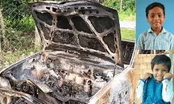 പാലക്കാട് കാര്‍ പൊട്ടിത്തെറിച്ചുണ്ടായ അപകടം; ചികില്‍സയിലായിരുന്ന കുട്ടികള്‍ മരിച്ചു