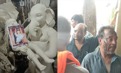 ഗണപതിയുടെ പ്രതിമകള്‍ക്ക് രൂപമാറ്റമെന്ന്; പശ്ചിമബംഗാളില്‍ നിന്നുള്ള തൊഴിലാളികള്‍ക്ക് നേരെ ആക്രമണം
