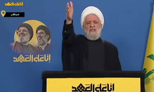 ഫലസ്തീനിലെ വംശഹത്യ: ഇസ്രായേലുമായുള്ള ബന്ധം അറബ്-ഇസ്‌ലാമിക രാജ്യങ്ങള്‍ ഉപേക്ഷിക്കണം: ശെയ്ഖ് നഈം ഖാസിം