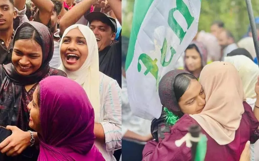 കാലിക്കറ്റ് സർവകലാശാലയിൽ 45 വർഷങ്ങൾക്ക് ശേഷം എം.എസ് എഫ് സ്ഥാനാർഥി ചെയർപേഴ്സൺ;അഞ്ച് ജനറൽ സീറ്റും പിടിച്ച് എം എസ് എഫ് കെ എസ് യു സഖ്യം കാലിക്കറ്റ് സർവകലാശാലയിൽ 45 വർഷങ്ങൾക്ക് ശേഷം എം.എസ് എഫ് സ്ഥാനാർഥി ചെയർപേഴ്സൺ;അഞ്ച് ജനറൽ സീറ്റും പിടിച്ച് എം എസ് എഫ് കെ എസ് യു സഖ്യം