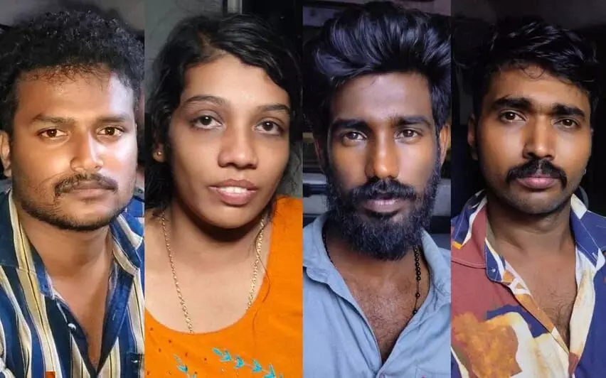 ഉല്ലാസയാത്രയുടെ മറവിൽ ലഹരി കടത്ത് : നാലുപേർ പിടിയിൽ ഉല്ലാസയാത്രയുടെ മറവിൽ ലഹരി കടത്ത് : നാലുപേർ പിടിയിൽ