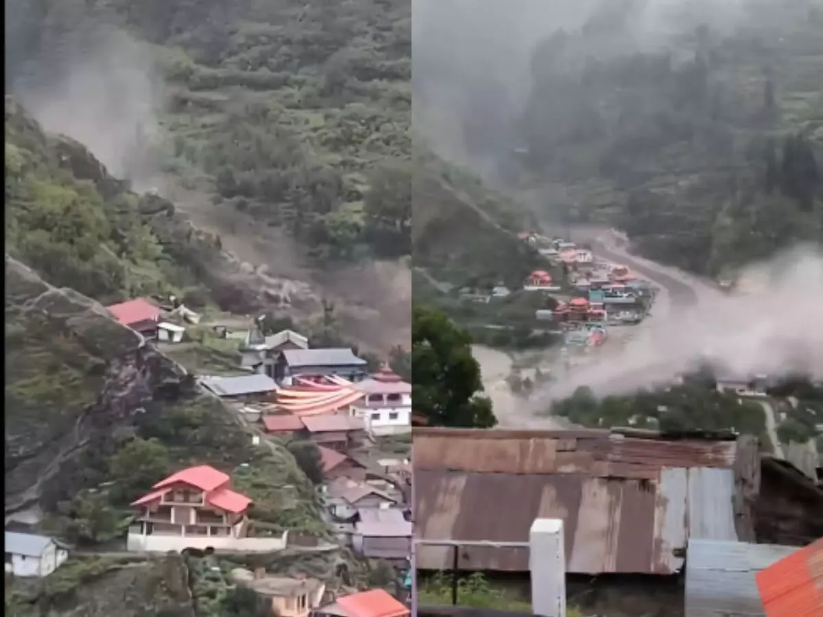 ഉത്തരാഖണ്ഡിലെ മിന്നല്പ്രളയം; നാലുമരണം, 50 പേരെ കാണാനില്ല ഉത്തരാഖണ്ഡിലെ മിന്നല്പ്രളയം; നാലുമരണം, 50 പേരെ കാണാനില്ല