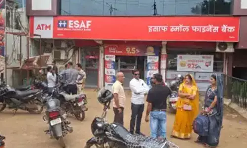 ഇസാഫ് ബാങ്കില്‍ മോഷണം; എട്ടു മിനുട്ടില്‍ കവര്‍ന്നത് 15 കിലോഗ്രാം സ്വര്‍ണം