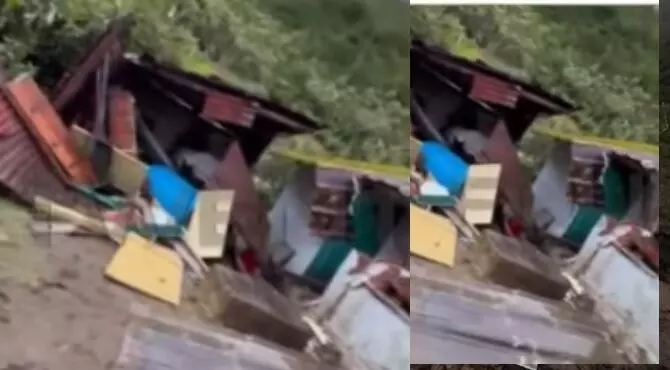 മൂന്നാറില്‍ കാട്ടാനക്കൂട്ടം സ്‌കൂള്‍ കെട്ടിടം തകര്‍ത്തു; വന്‍ നാശനഷ്ടം