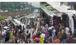 മലപ്പുറം കുറ്റിപ്പുറത്ത് ബസ് മറിഞ്ഞ് അപകടം