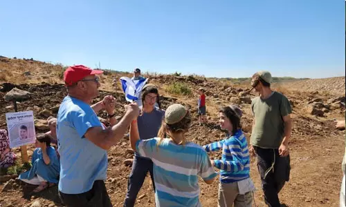 സിറിയയില്‍ അതിക്രമിച്ചു കയറി കൊടികുത്തി ജൂതകുടിയേറ്റക്കാര്‍